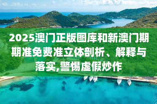 2025澳门正版图库和新澳门期期准免费准立体剖析、解释与落实,警惕虚假炒作